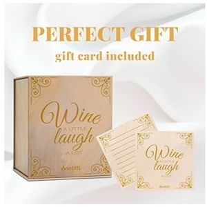 NWT Onebttl Wine Glass With Gold Always Design.